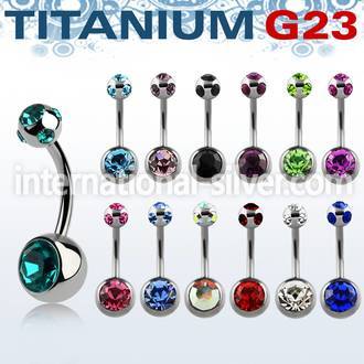 ubn2cgmj belly rings titanium g23 implant grade belly button