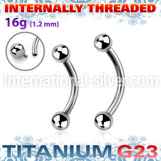 ubnebin titanium g23 banana 3mm balls