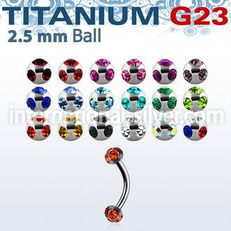 ubnemj25 micro curved barbells titanium g23 implant grade belly button