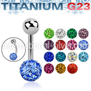 ubnfr8 belly rings titanium g23 implant grade belly button