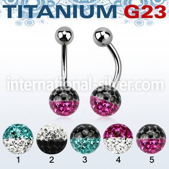 ubnfr8e belly rings titanium g23 implant grade belly button
