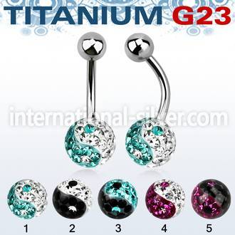 ubnfr8y belly rings titanium g23 implant grade belly button