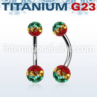 ubnfrsr belly rings titanium g23 implant grade belly button