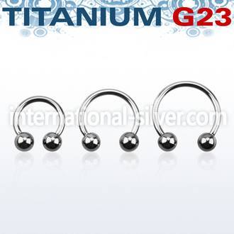 ucbb5 horseshoes titanium g23 implant grade belly button