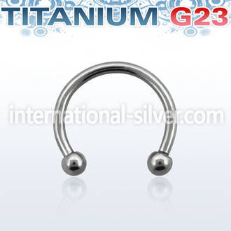 ucbe25 horseshoes titanium g23 implant grade belly button
