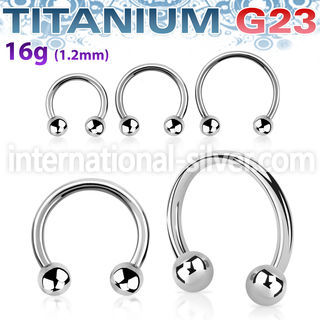 ucbeb horseshoes titanium g23 implant grade belly button