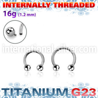 ucbebin titanium g23 horseshoe 3mm balls