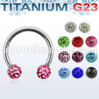 ucbfr4 horseshoes titanium g23 implant grade belly button