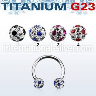 ucbfr5a horseshoes titanium g23 implant grade belly button