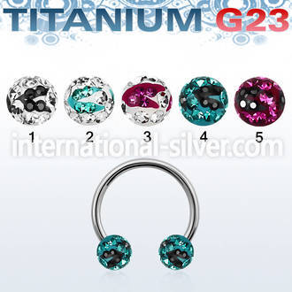 ucbfr6c horseshoes titanium g23 implant grade ear lobe