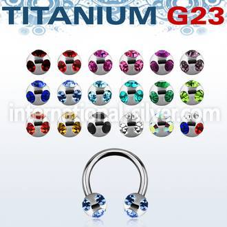 ucbjb5 surface piercing titanium g23 implant grade septum