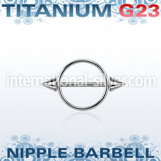ucnnpe5 straight barbells titanium g23 implant grade nipple