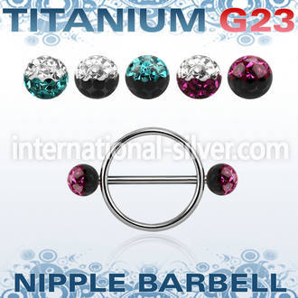 uefnpe5 straight barbells titanium g23 implant grade nipple
