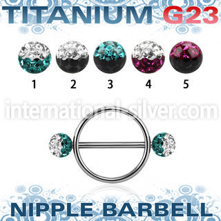 uefnpe5 straight barbells titanium g23 implant grade nipple