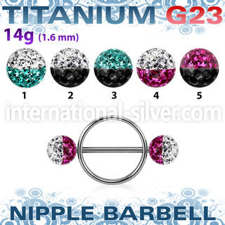 uefnpe8 straight barbells titanium g23 implant grade nipple