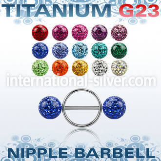 ufnpe10 straight barbells titanium g23 implant grade nipple