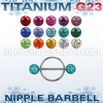 ufnpe5 straight barbells titanium g23 implant grade nipple