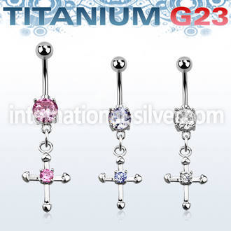umcdz14s belly rings titanium g23 implant grade belly button