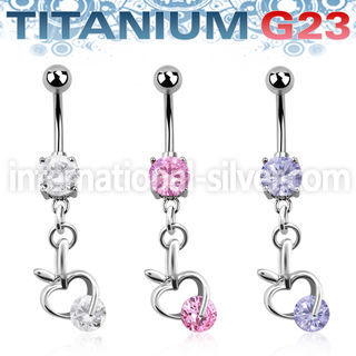 umcdz374 belly rings titanium g23 implant grade belly button