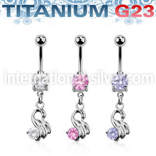 umcdz375 belly rings titanium g23 implant grade belly button