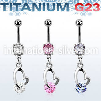umcdz377 belly rings titanium g23 implant grade belly button