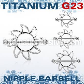 unp103 straight barbells titanium g23 implant grade nipple
