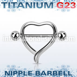 unpsh11 straight barbells titanium g23 implant grade nipple