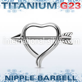 unpsh12 straight barbells titanium g23 implant grade nipple