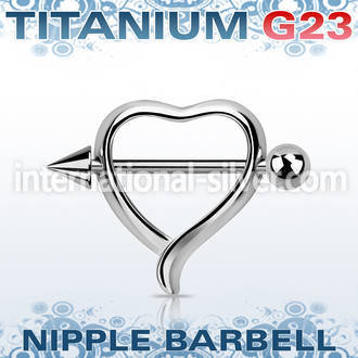 unpsh13 straight barbells titanium g23 implant grade nipple