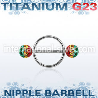 urfnpe8 straight barbells titanium g23 implant grade nipple
