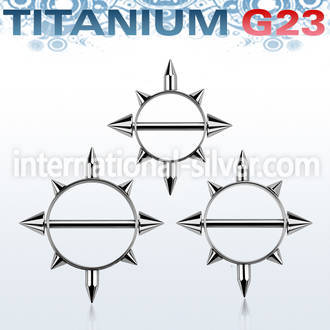 usnpc straight barbells titanium g23 implant grade nipple