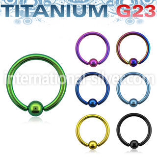 utbcre hoops captive rings anodized titanium g23 implant grade nose