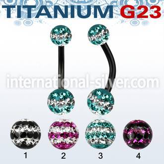 utbnfrsd belly rings anodized titanium g23 implant grade belly button