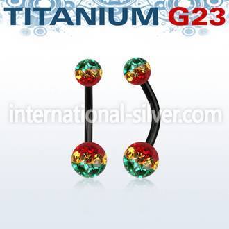 utbnfrsr belly rings anodized titanium g23 implant grade belly button