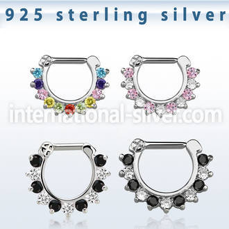 vsepcx14 straight barbells silver 925 septum