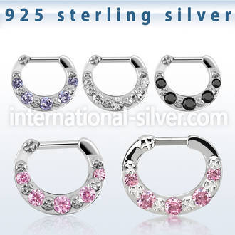 vsepg14 straight barbells silver 925 septum