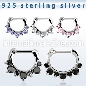 vseph14 straight barbells silver 925 septum