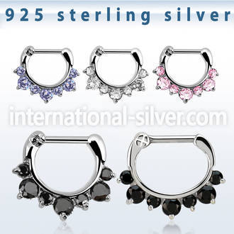 vseph16 straight barbells silver 925 septum