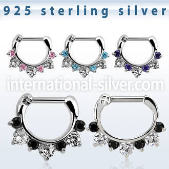 vsephx14 straight barbells silver 925 septum