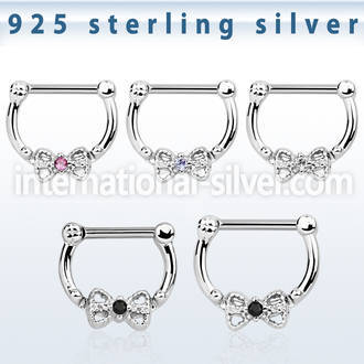 vsepk16 straight barbells silver 925 septum