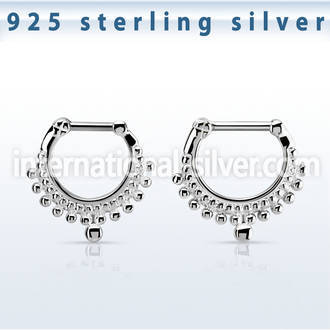 vsepm16 straight barbells silver 925 septum