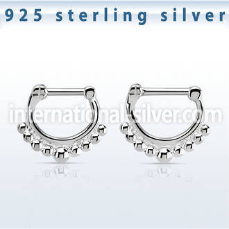 vsepn16 straight barbells silver 925 septum