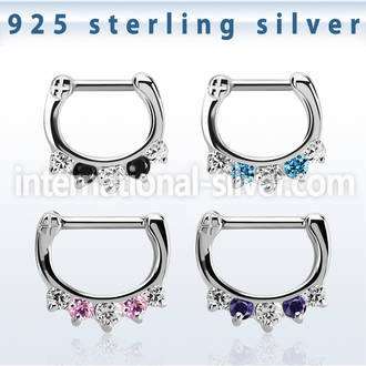 vsepqx16 straight barbells silver 925 septum