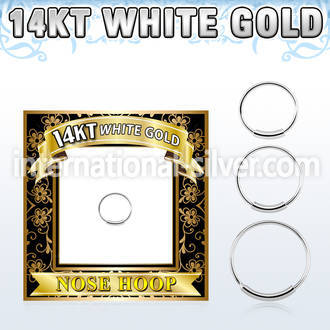w14end gold seamless and segment rings nose piercing