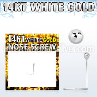 wscb1 l shape nose studs gold nose