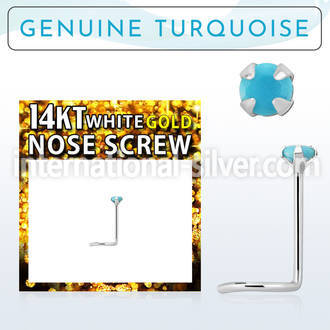 wscge7 l shape nose studs gold nose