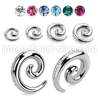 wspgmf tapers surgical steel 316l ear lobe