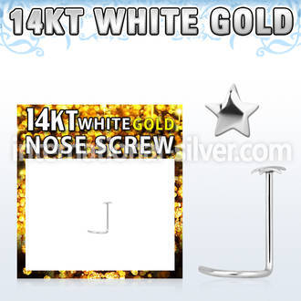 wsst l shape nose studs gold nose