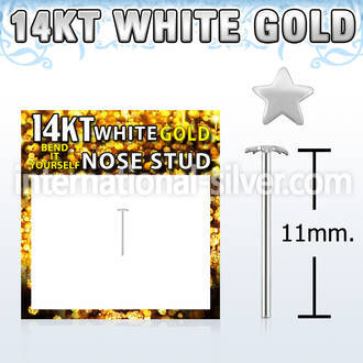 wysst1 bend it to fit nose studs gold nose