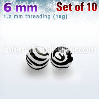 xabj6s loose body jewelry parts acrylic body jewelry belly button